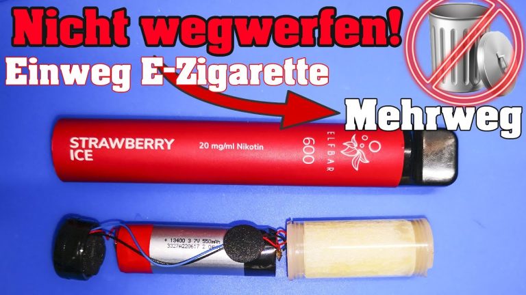 E-Zigarettenladen mit hoher Akkukapazität