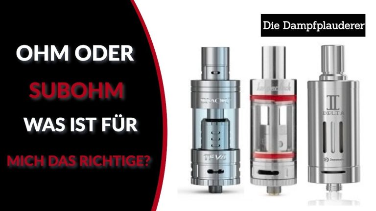 Sub-Ohm Dampfen: Angebote im Vape Shop